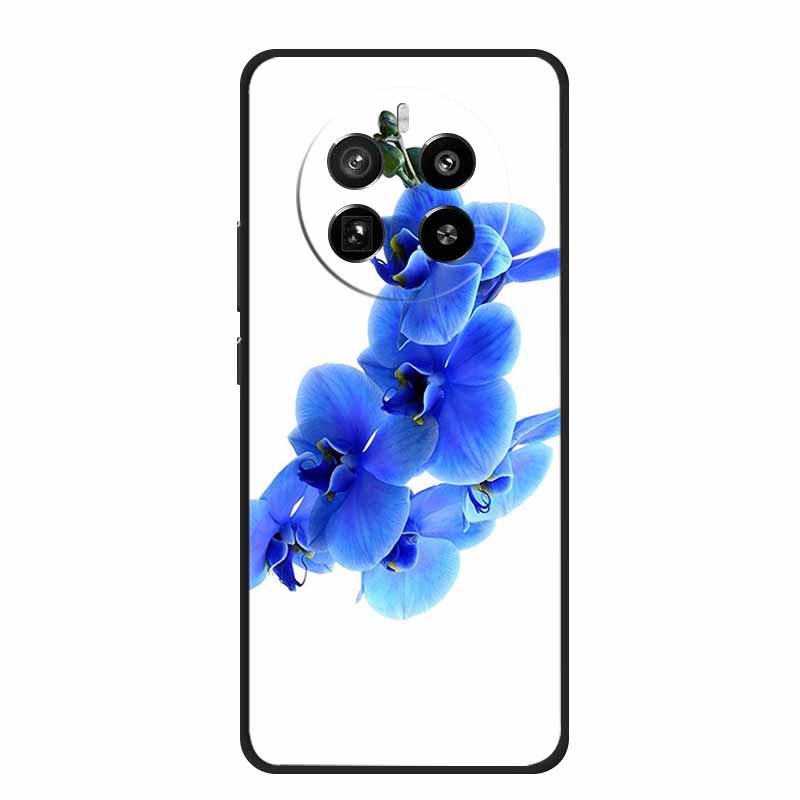 For Realme 12 Pro Case Realme12 Pro Plus 6.7" Black Silicone Soft Phone Case For Realme 12 Pro Back Cover Case 12Pro Coque Shell