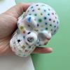 Skull Pimple Popping Squeeze Squishy Toy Creative Venting Tool Sensory Design Soft Fidget Toys Adults Relieve Anxiety Gifts