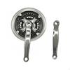 Mountain Bike Crankset 21/24 Speed Compatible Triple Chainring HighStrength Chainwheel