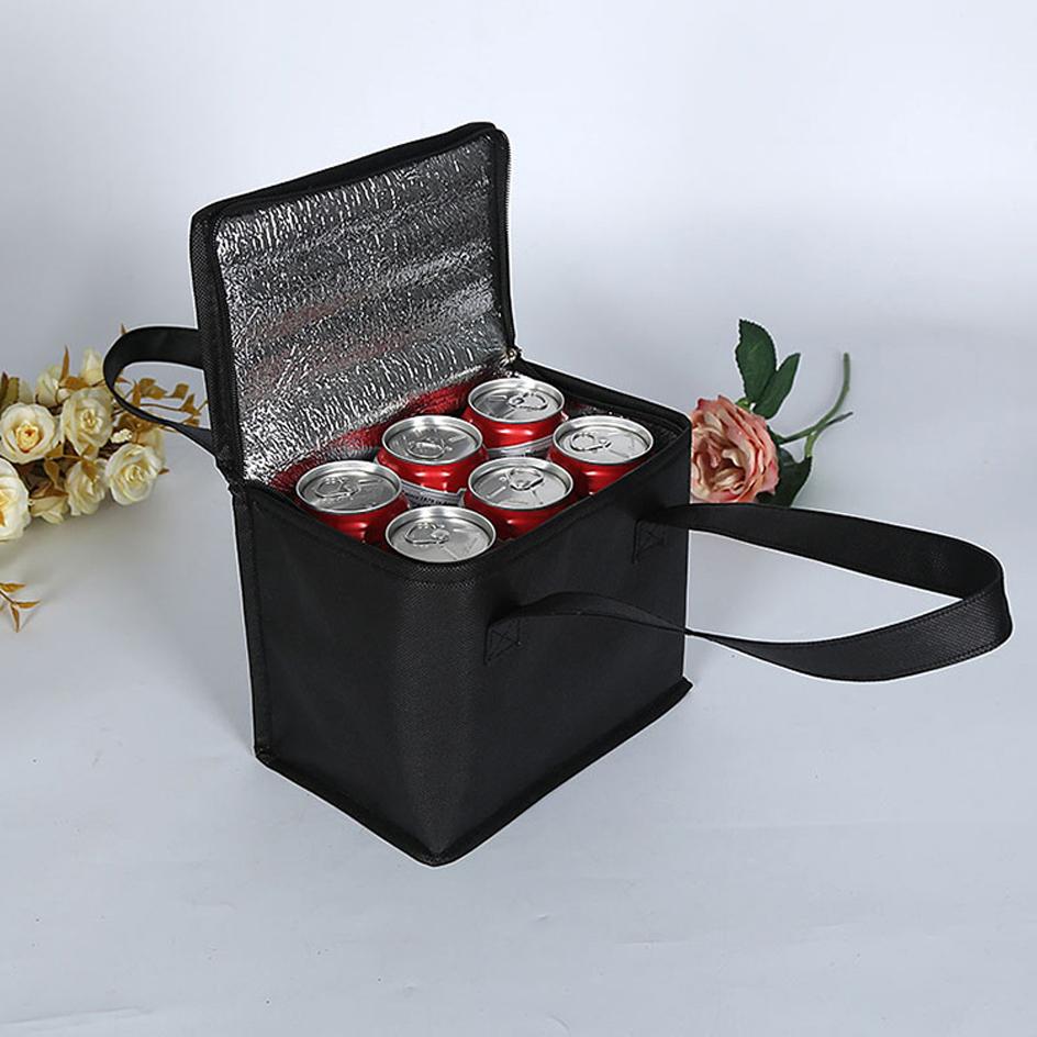 Non Woven Oxford Cloth Insulation Bag, Aluminum Foil Fresh-Keeping Takeaway Bag, Special For Milk Tea Cake, Ice Bag Compatible Insulation Bag