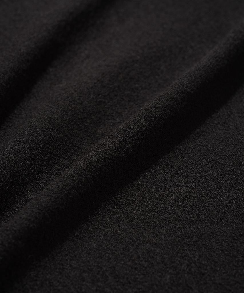 Knitted Summer Striped Short Sleeve Knit Shirt Black