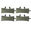 4pcs Flood Water Barrier Sand Bags Thickened Flood Prevention Sandbags for Flood Control 600D Oxford Cloth   Green