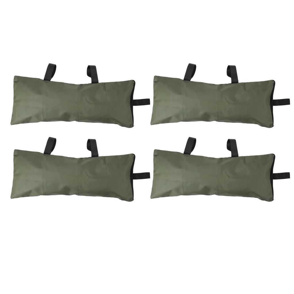 4pcs Flood Water Barrier Sand Bags Thickened Flood Prevention Sandbags for Flood Control 600D Oxford Cloth Green