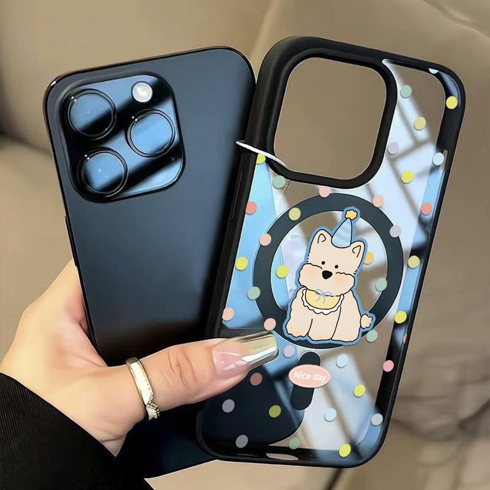 Magnetic Phone Case for iPhone  11 12 17 14 15 Pro Max 15 14 16 Pro13 14 15 16 Shockproof Case Mag-Safe Magnetic Ring Back Cover