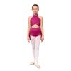 Kids Girls Modern Lyrical Dance Dress Ballet Figure Skating Gymnastics Leotard Bodysuit Costume Strappy Back Latin Jazz Dress