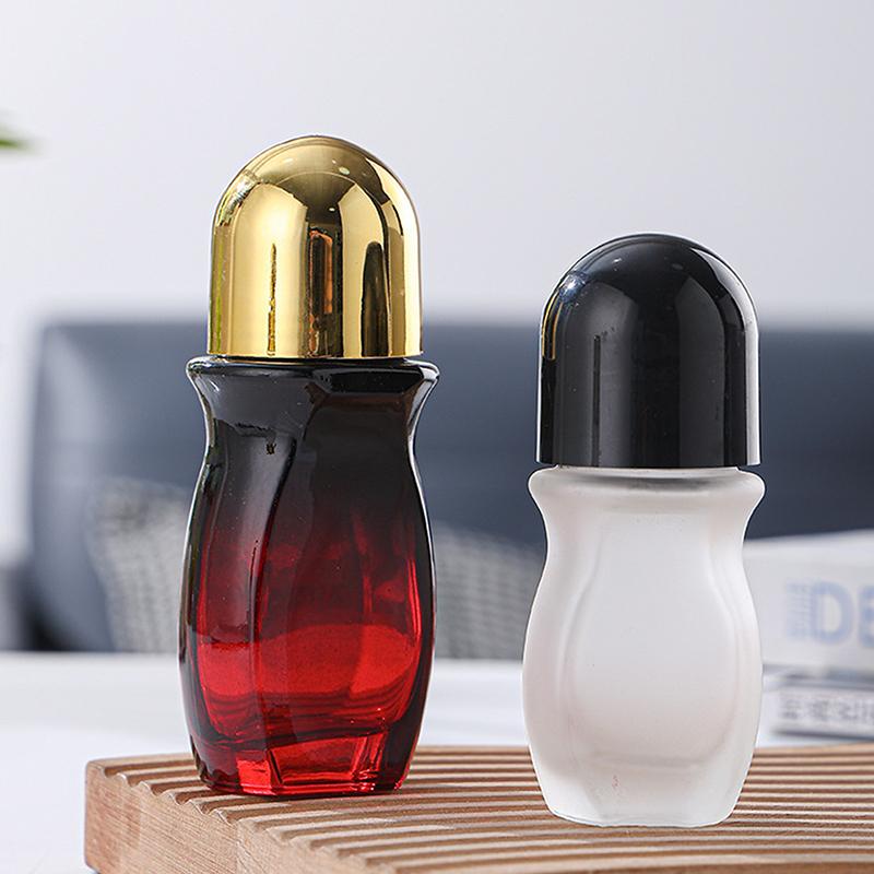 Essential Oil Roller Bottle Empty Refillable Clear Glass Roller Bottle Perfume With Roller Travel Cosmetic Container Cosmetic