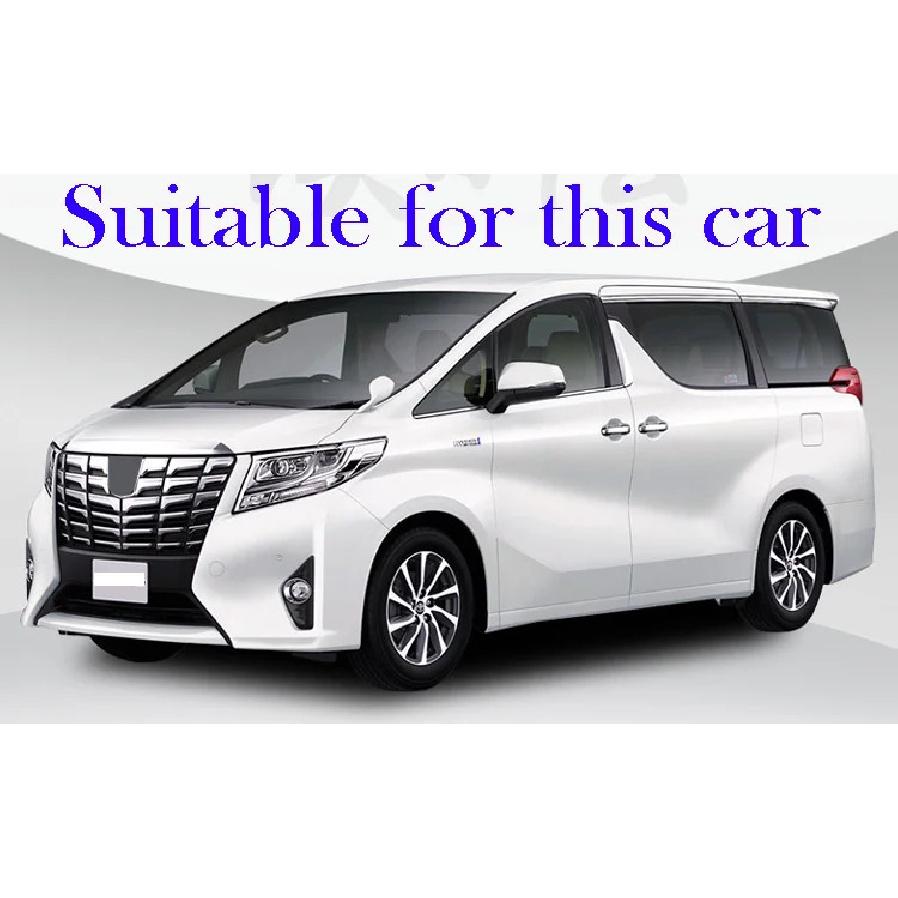 For 2015- Toyota Alphard Vellfire AH30 Car Accessories ABS Door Side Mirror Cover Trim Rear View Cap Overlay Molding Garnish