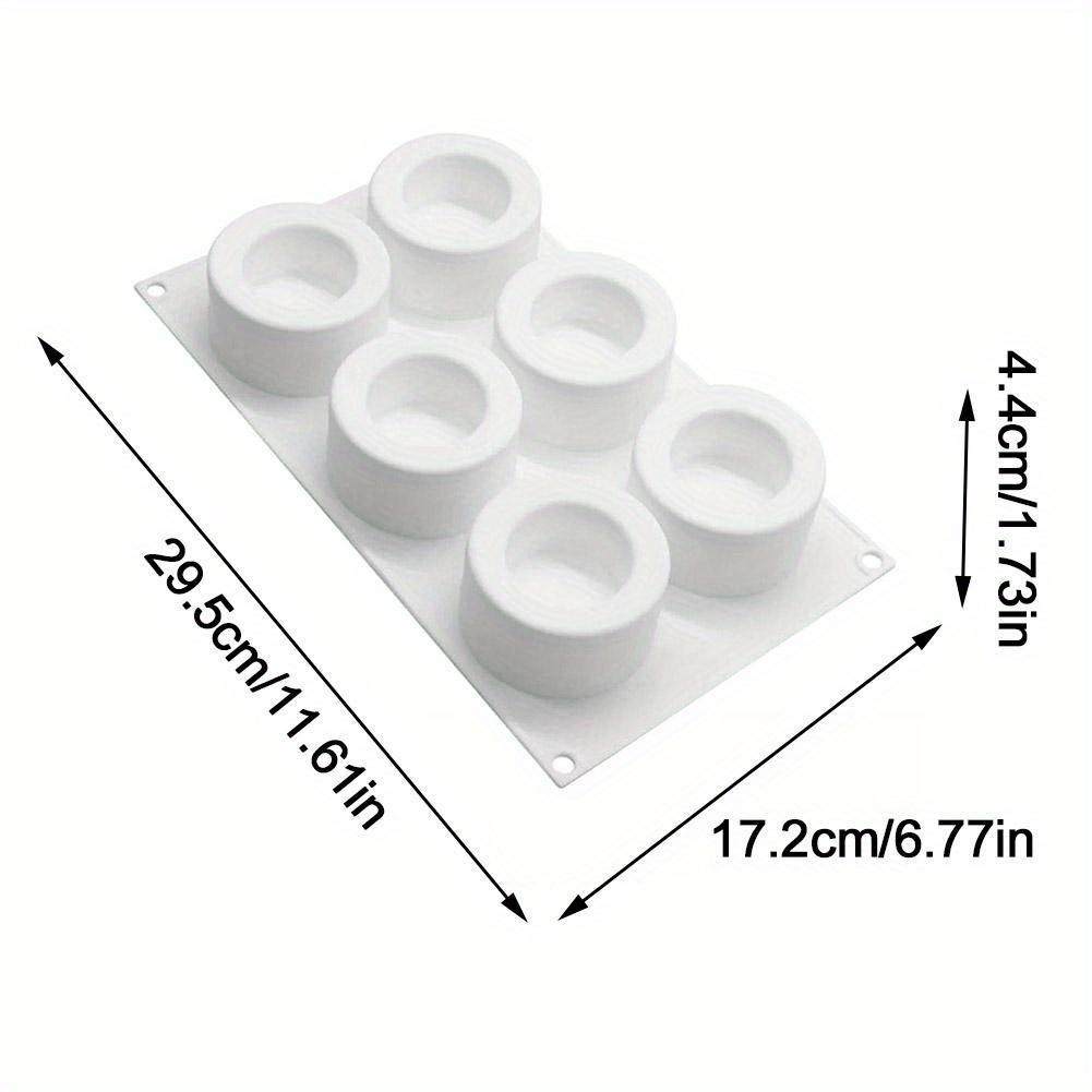 Silicone 6-Link Concave Cup Cake Mold Cupcake Mold DIY Cake Chocolate Maker Tool Kitchen Baking Tool Accessories