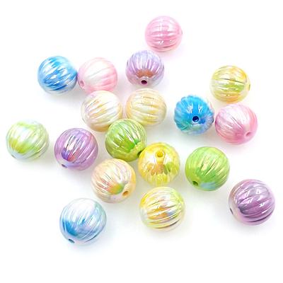 Regenboog Pompoen Kralen Armband Ketting 10 stuks 16 mm Maakmaterialen UV Dazzle Wolk Mist DIY Handgemaakte Accessoires Accessoires