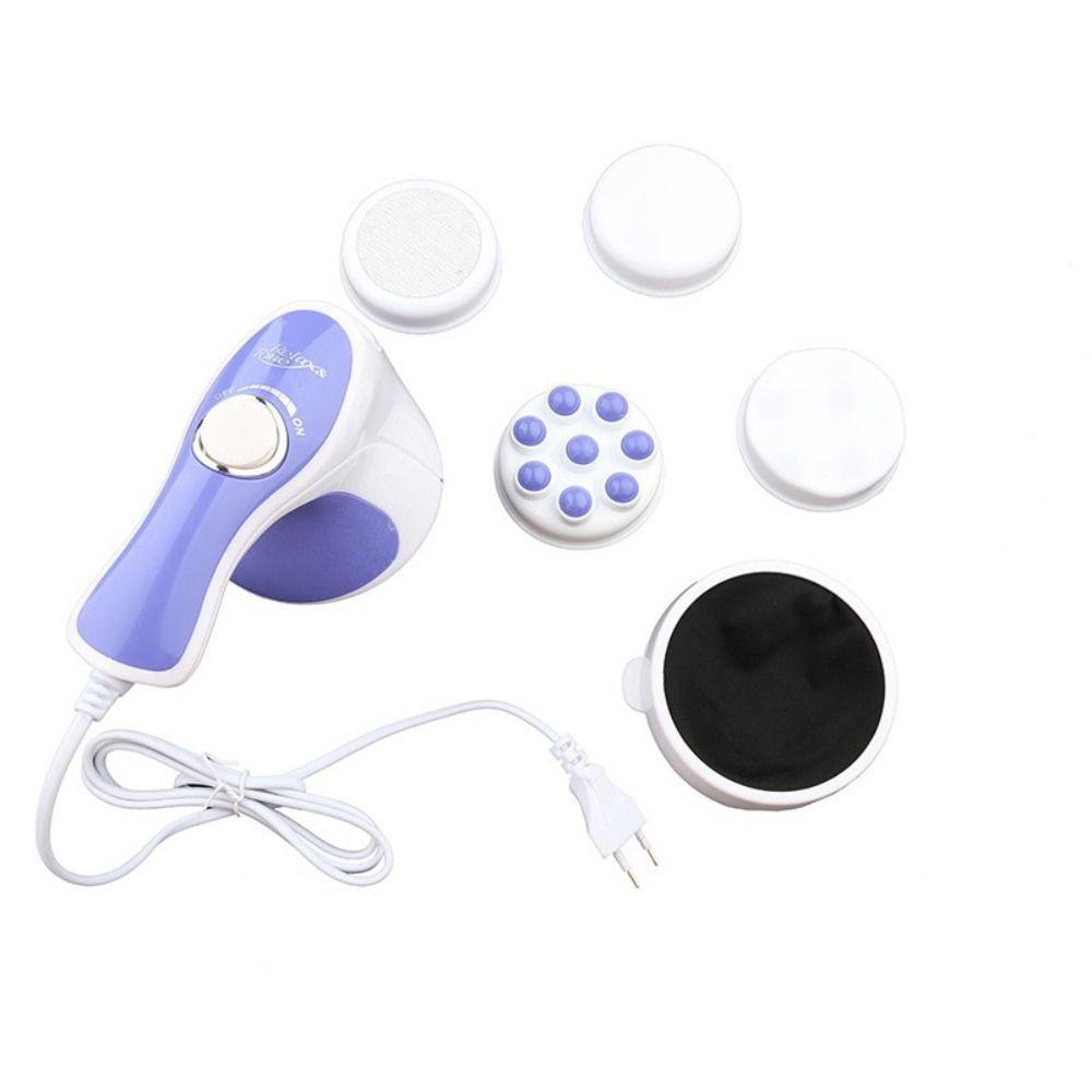 With 5 Massage Heads Electric Handheld Body Massager Hammer Roller Back Roller Neck Massager  Leg