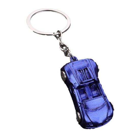 

Keychain with Car Model Pendant Design Durable Alloy Car Shape Keyring Easy Carry Bag Charms for Car Fans