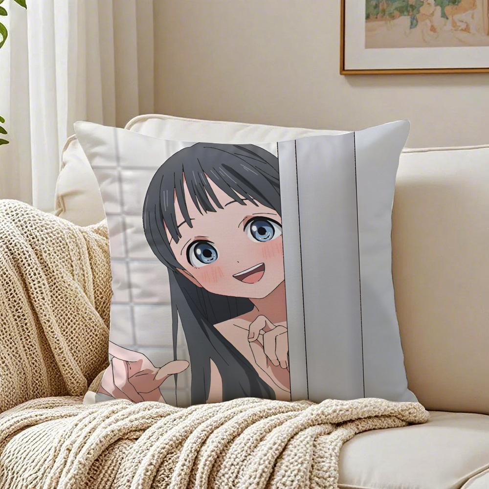Cute Japanese Anime TTomorrows Sailor Suit Cushion Cover Pillowcase Antidustmite living Room Sofa Decor Cushion Room