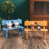 Wooden Miniature Chair Craft Display Background For Art Projects And Photos