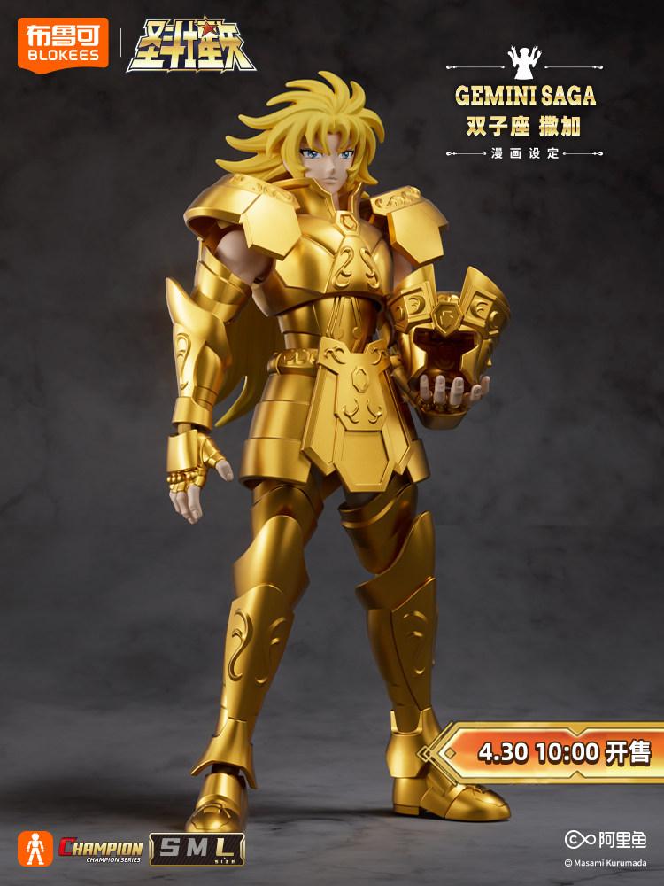 Neue Original Blokees Saint Seiya Spielzeuge Phönix Ikki Actionfigur Saga Goldener Heiliger Bausatz Champion Klasse Geschenke