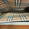 Burberrys 2-Wege Vintage V-Leder Umhängetasche Braunes Leder Gebraucht