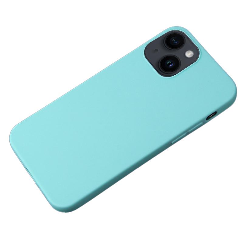 For iPhone 15 Matte Textured TPU Shell Shockproof Protection Mobile Phone Case