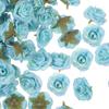 100 Stück Hochzeitsdekoration Mini Rosenkopf Künstliche Blütenköpfe Blumen Faux-Seide