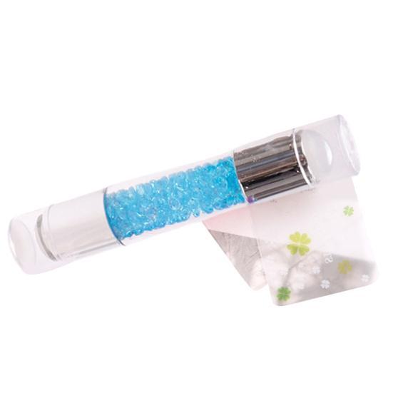 Maniküre Kunst Stamper Weiche DIY Malerei Galvanisieren Praktische Doppel Kopf Transparent Stempel Stift Werkzeug
