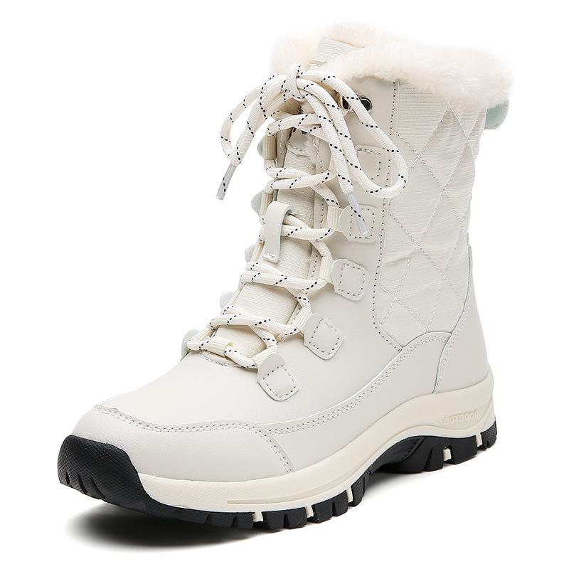 New Snow Boots Women's Winter Velvet Warm Thick-soled High-top Boots Women's Comfortable Non-slip Casual Women's Shoes