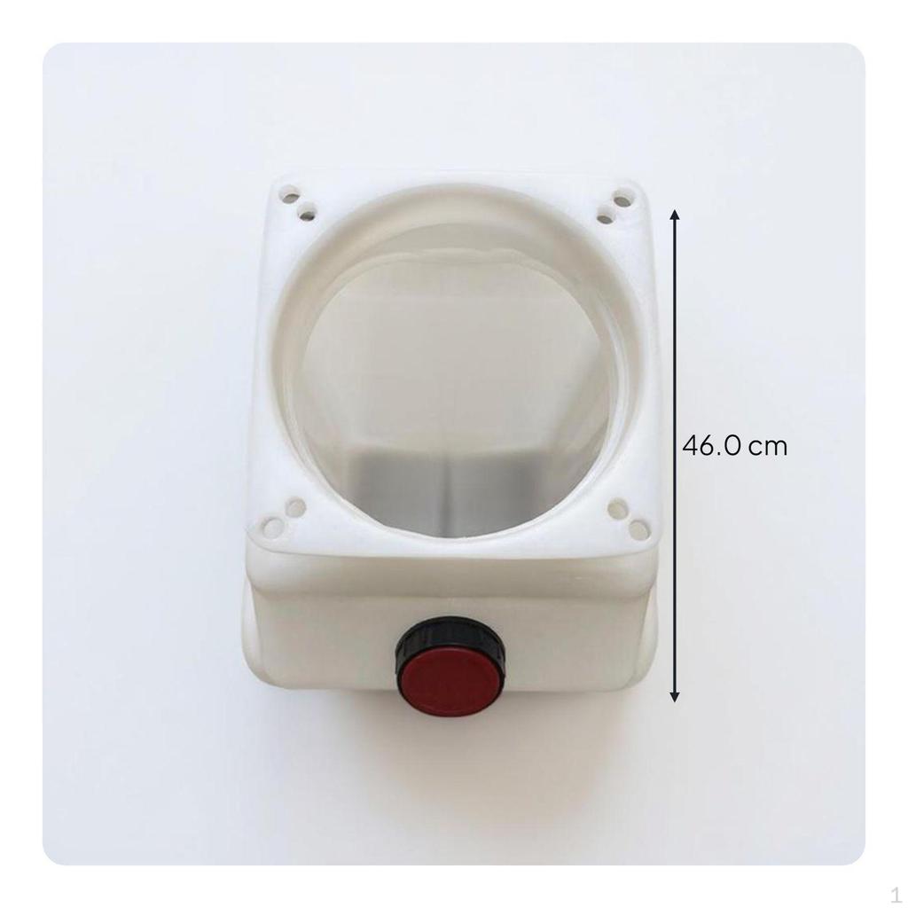 Hydraulic Oil Drum, Car Elevator Accessory, Plastic Reservoir, For Maintenance Use 47cm Height Other