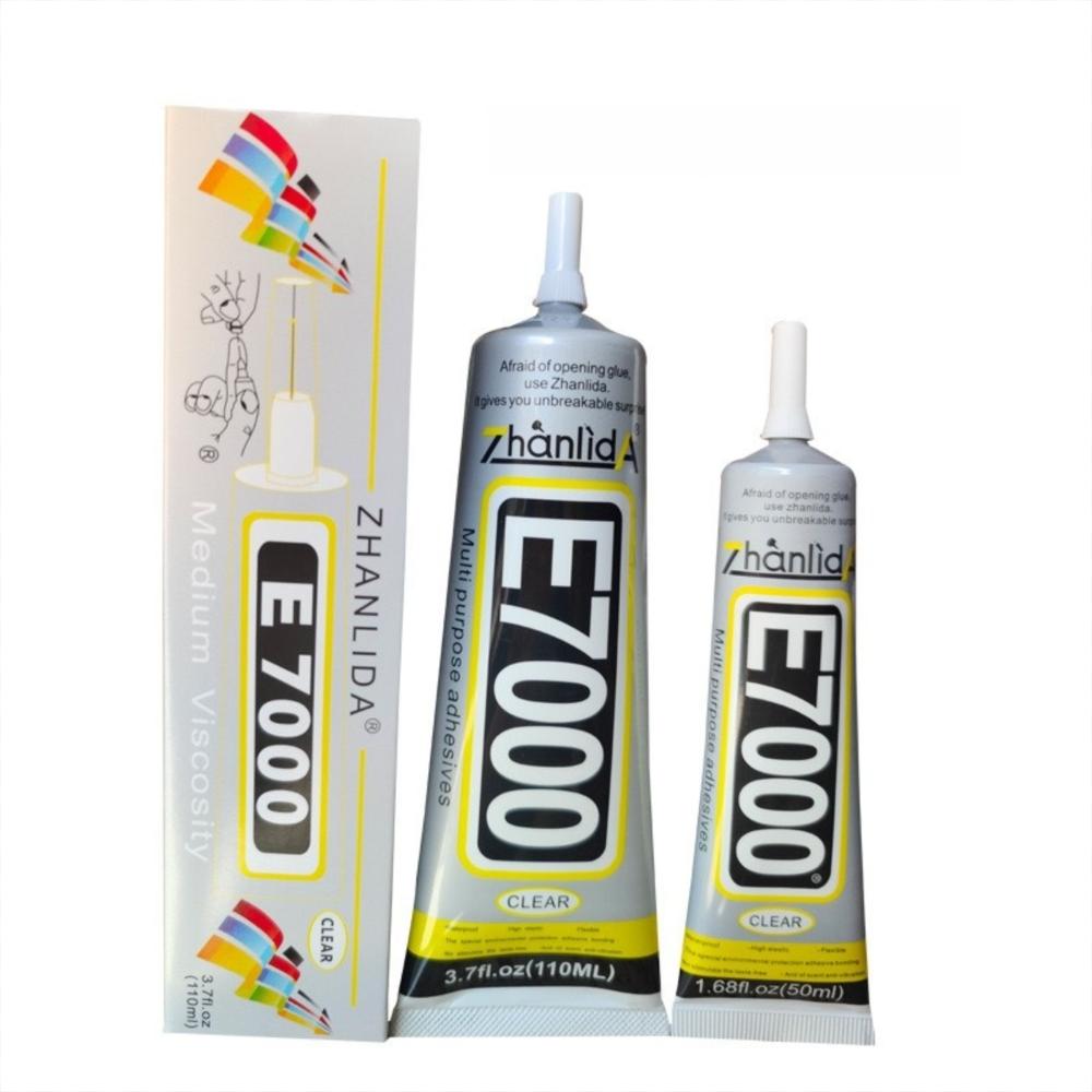 

E7000 Multipurpose Fabric Adhesive DIY Craft Leather & Glass Repair Glue Wedding Dress Decor 50ml