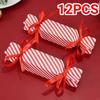 Red Valentine's Day Candy Container Creative Heart Printed Snack Packaging Box  Birthday Party