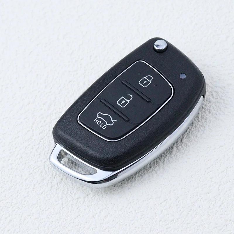 3 4 Bottons Car Key Case Fob Housing Key Shell for Hyundai IX35 I20 I45 I40 IX45 HB20 SANTA FE IX35 Tucson Solaris ELANTRA Verna
