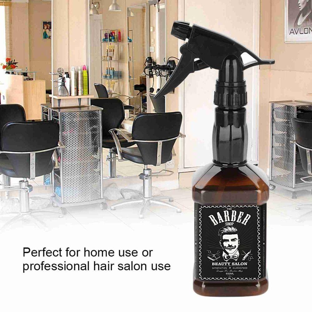 Hairdressing Tool 650ml Capacity Hairdressing Spray Bottle Black Brown Barber Spray Bottle white PP Hair Spray Bottle Salon Use