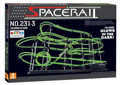 SPACE RAIL Circuito Infinito Space Rail Puzzle Brinquedo Educativo com Rolo Ótimo para Treinamento Cerebral e Decoração de Interiores Brilha no Escuro