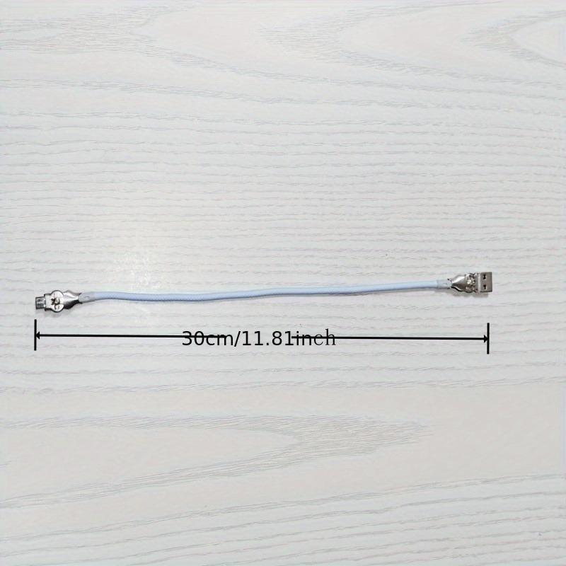 Podwójny łokieć obrotowy z lekkim przedłużeniem typu C, szybki kabel do ładowania danych, odpowiedni do telefonów komórkowych, kabel do ładowania w samochodzie, do wygodnego grania