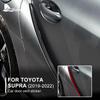 Real Carbon Fiber Car Door Vent Sticker For Toyota Supra GR A90 A91 MK5 -2025 For LHD RHD Interior Trim Accessories Styling