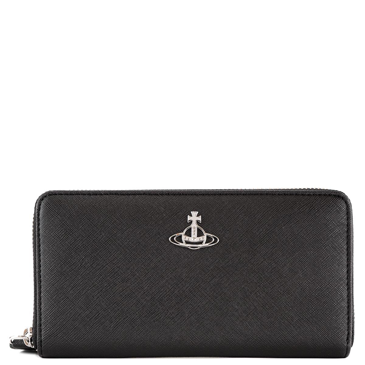

Vivienne Westwood SAFFIANO BIOGREEN CLASSIC ZIP ROUND WALLET N401PF BLACK Long Wallet 51050023 S000B Women s [Used]