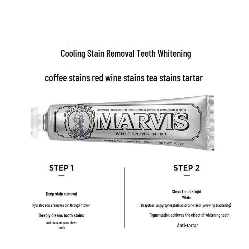 Marvis Brightening & Jasmine Mint Toothpaste Duo