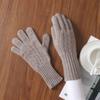 Cold Protection Cashmere Gloves Long Wrist Mittens Fashion Wool Knitted Gloves  Skiing