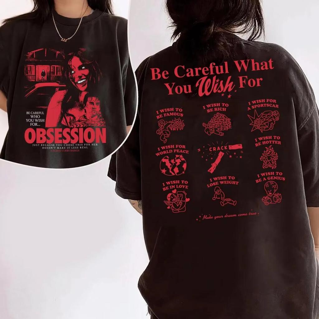 Bester Verkauf Obsession Grafik-T-Shirt Ein Wunsch Weiden-Shirt Horror Halloween Film T-Shirt 2026 Sommer Neu Unisex Unisex