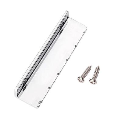 6 Strings Guitar Metal Slotted Nut L Shaped Guitar String Nut Replacement Electric Acoustic Guitar Bridge Parts
