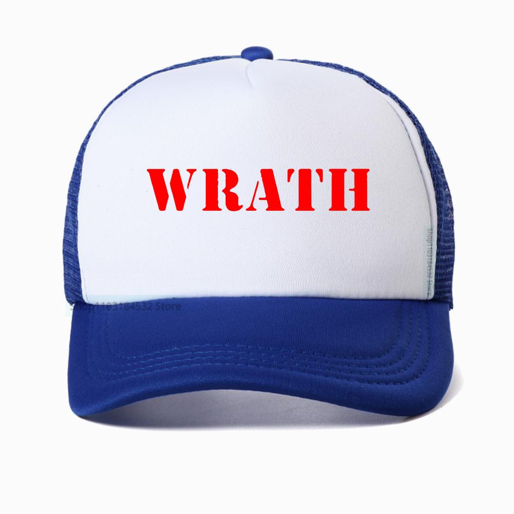 Limited Wrath Natural Selection Logo Design Graphic Baseball Cap Summer Fashion Streetwear Hipster Style Hat Mesh Trucker Hats