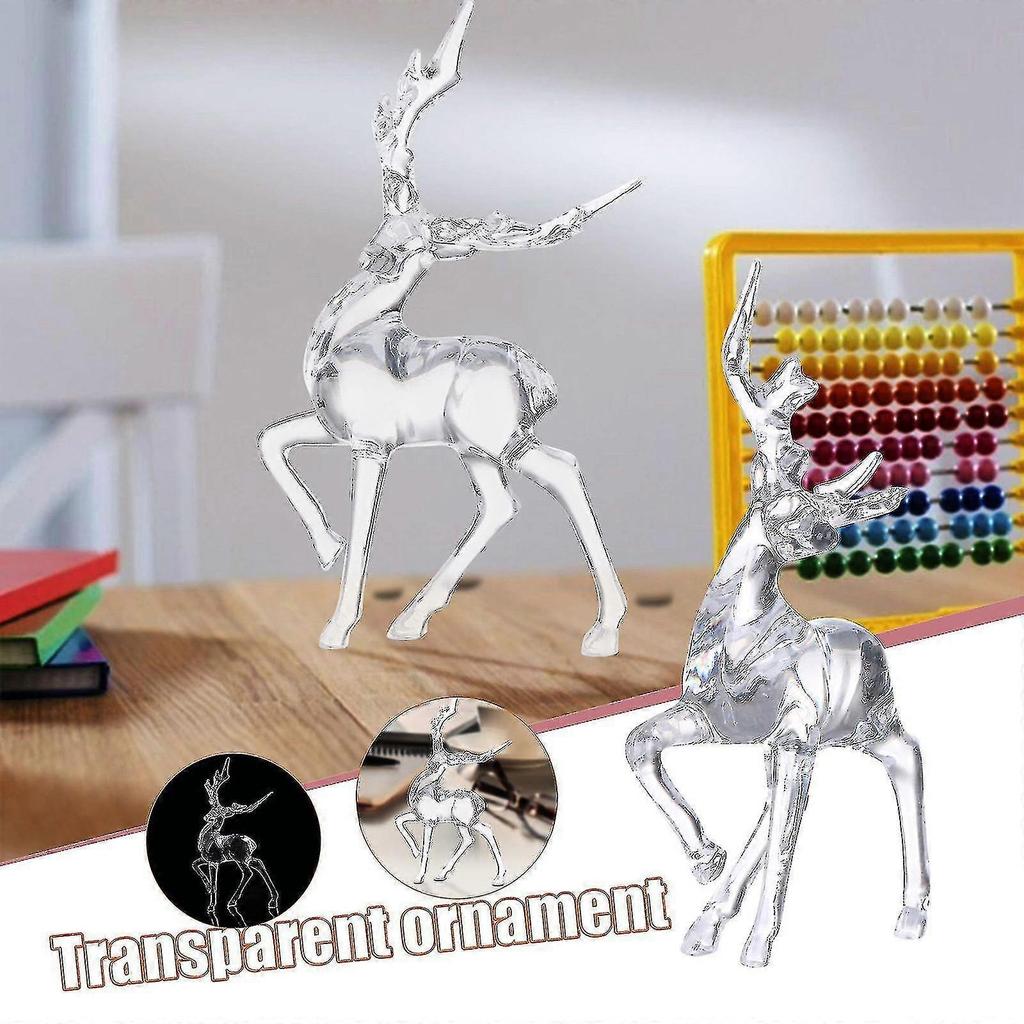 Elk Crystal Figurines Ornaments Holiday Collection Decoration Birthday Gifts