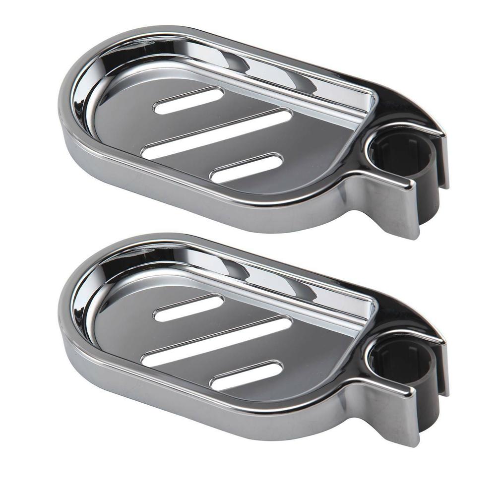 Kitchen Tool Shower Organization Sponge Holder Bathroom Storage Soap Plates Drain Rack Soap Dishes