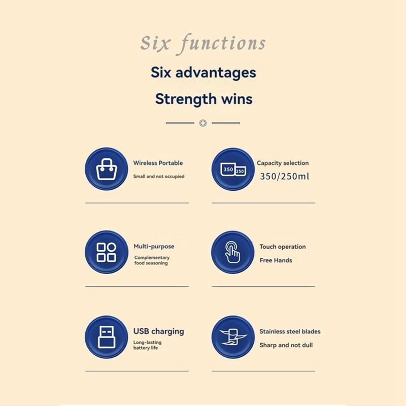 SEWS-Electric Garlic Chopper Food Chopper Cordless Mini Garlic Gadgets Onion Garlic Veg Cutter Garlic Press Crusher