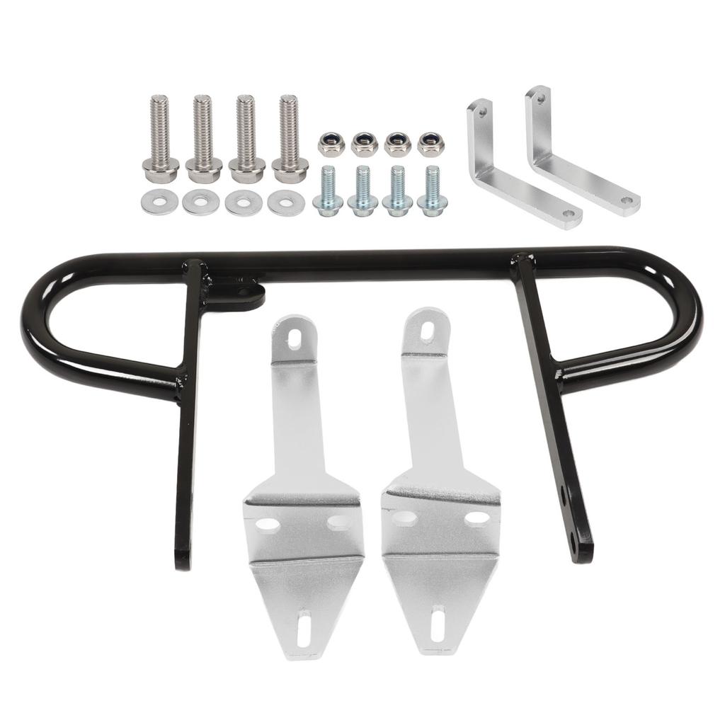 ATV Rear Wide Grab Bar Bumper Glossy Black Powder Coated Strong Balance Comfortable Grasp Fit For YFZ 450