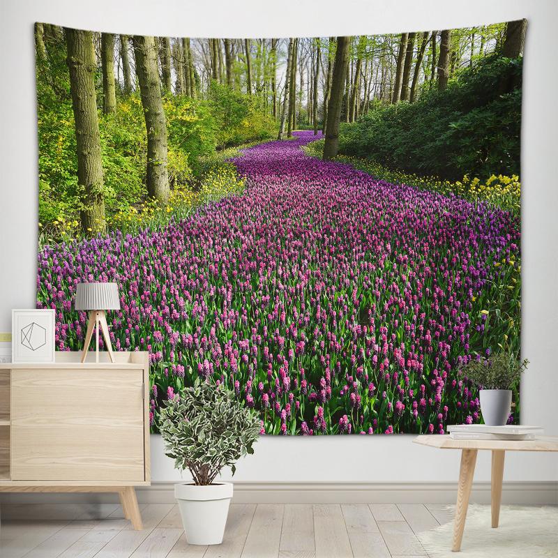 

Солнечный лесной пейзаж, гобелен, природный пейзаж, настенный художественный гобелен, гобелен для общежития, эстетическое украшение, украшение для гостиной, дома 200X150CM