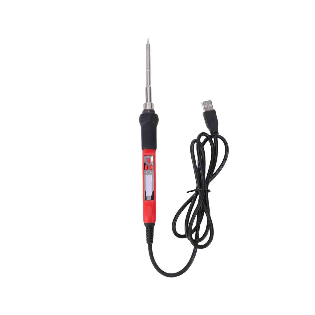 65W Soldering Iron Kit with LED Display USB Power Portable Soldering Iron for Home Appliance Repair
