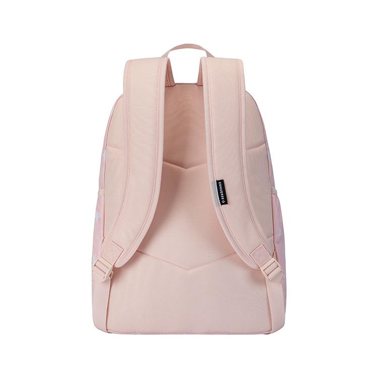 Converse Star Print Casual Versatile Polyester Backpack Women Backpack Seashell-Pink CV2633055GS-002
