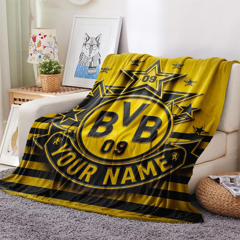 Custom Name BVB 09 Flannel Blanket, High Quality Comfortable for All Seasons, Home Decor, Warmth and Comfort
