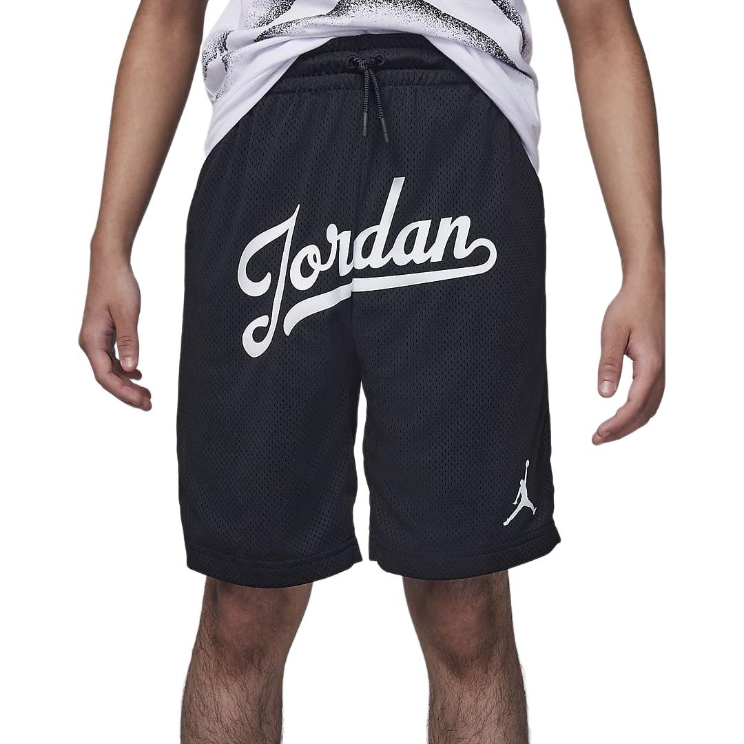 

Jordan MJ Flight Logo Print Mesh Shorts Детские шорты черного цвета HM4741-010 L