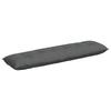 Back Cushion Dark Grey 180 X 19 X 50 Cm Fabric