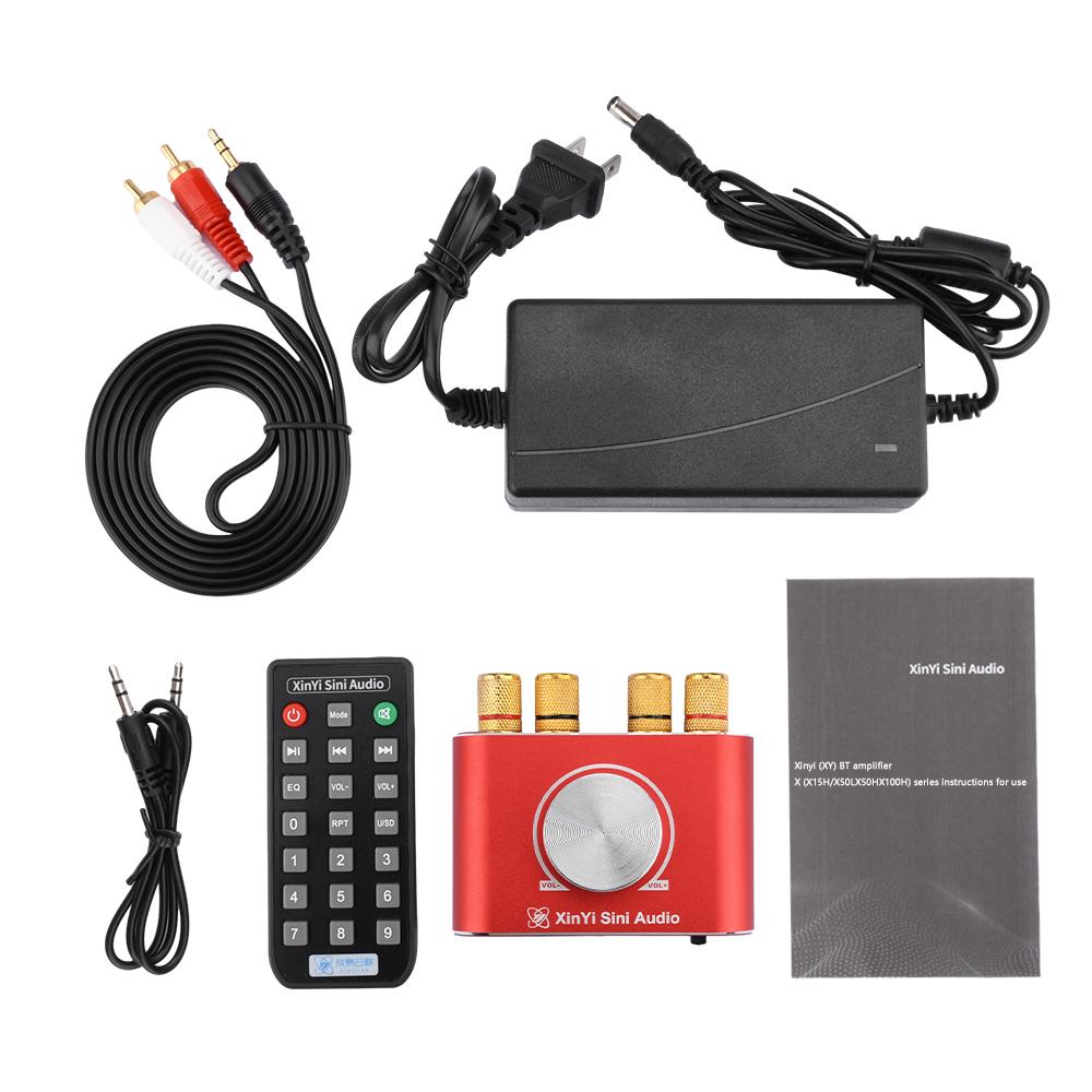 DC 9-24V Power Amplifier Board Bluetooth 5.1 TPA3116 Digital Hifi Stereo Audio Amplifier 20W+20W Car Sound Amplifiers