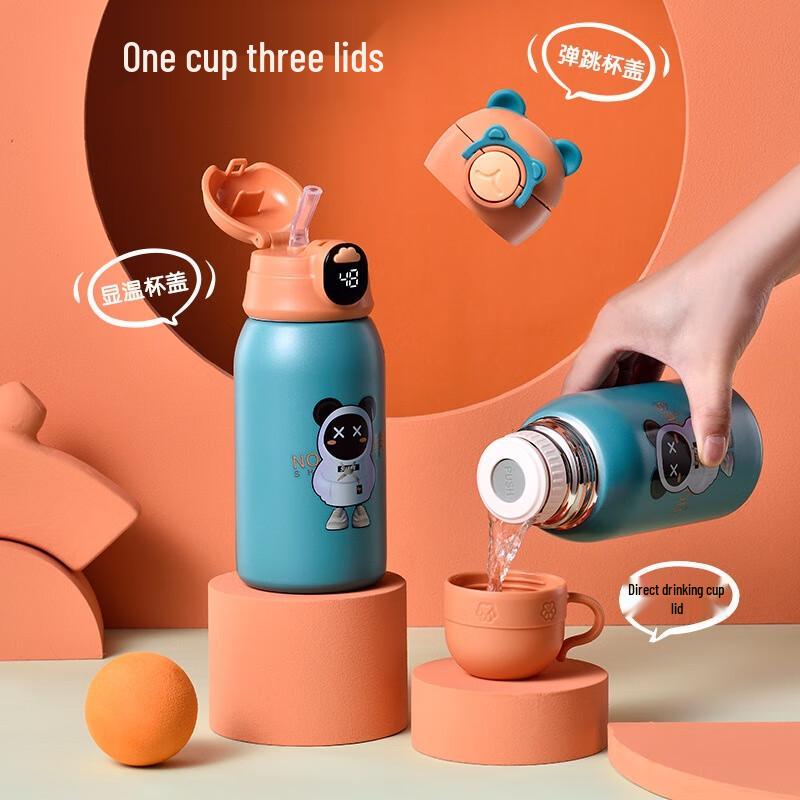 MRSIKEY Kids 316 SS Insulated Bottle with Smart Temperature Display