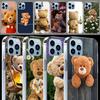 Funny And Cute Bear Cases Phone Case For Iphone 17E 16E 17 Air 16 Pro Max 15 Pro 14 Plus 11 13 12 Mini Cover Cases Compatible Wi